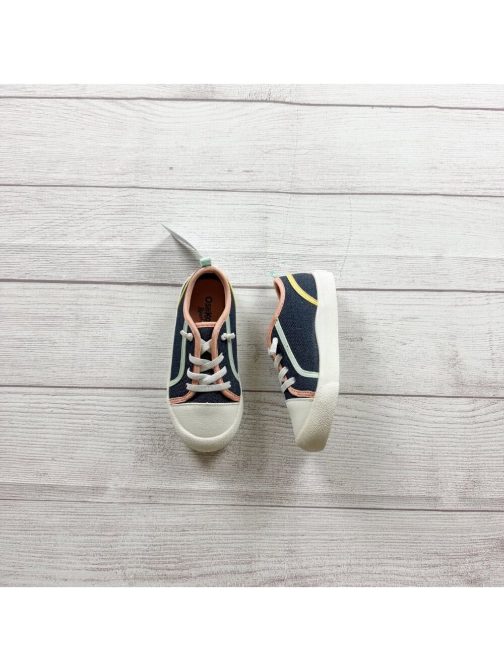 OshKosh Bgosh Toddler Girls Sneakers Lucie White Casual Lightweight NWT 9